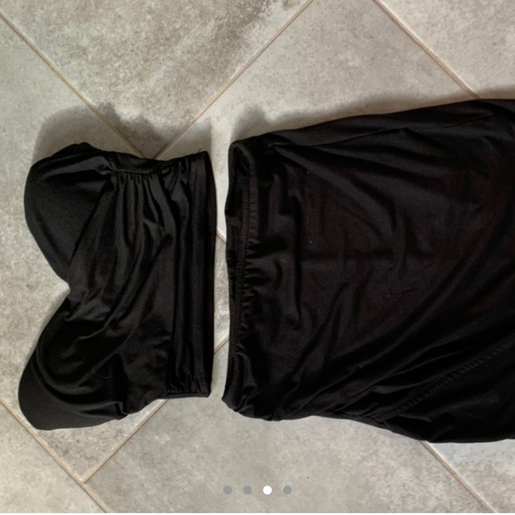 black strapless going out set - Picture 3 of 3